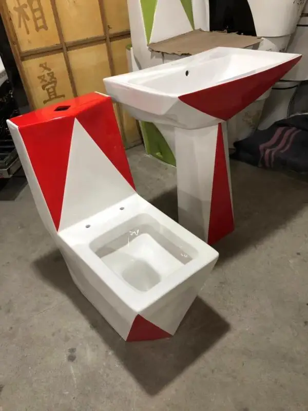 hotel portable toilet bathroom sanitary ware Nigeria Color  water closet WC wash down toilet