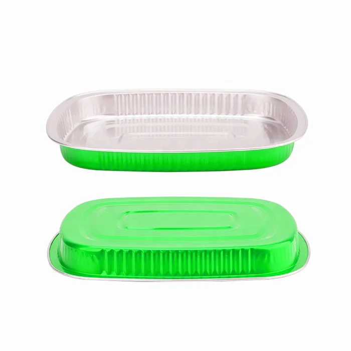 850ml disposable food grade baking pizza pan baking bread aluminum foil trays