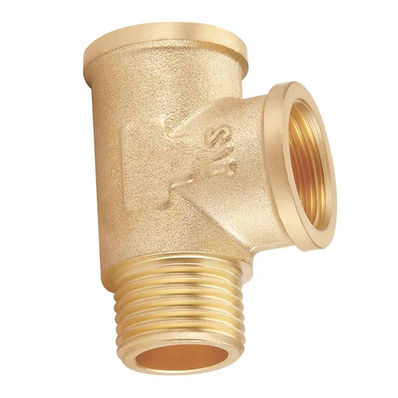 K716 Branch Tee Pipe Male and Female Nipple/brass Fittings