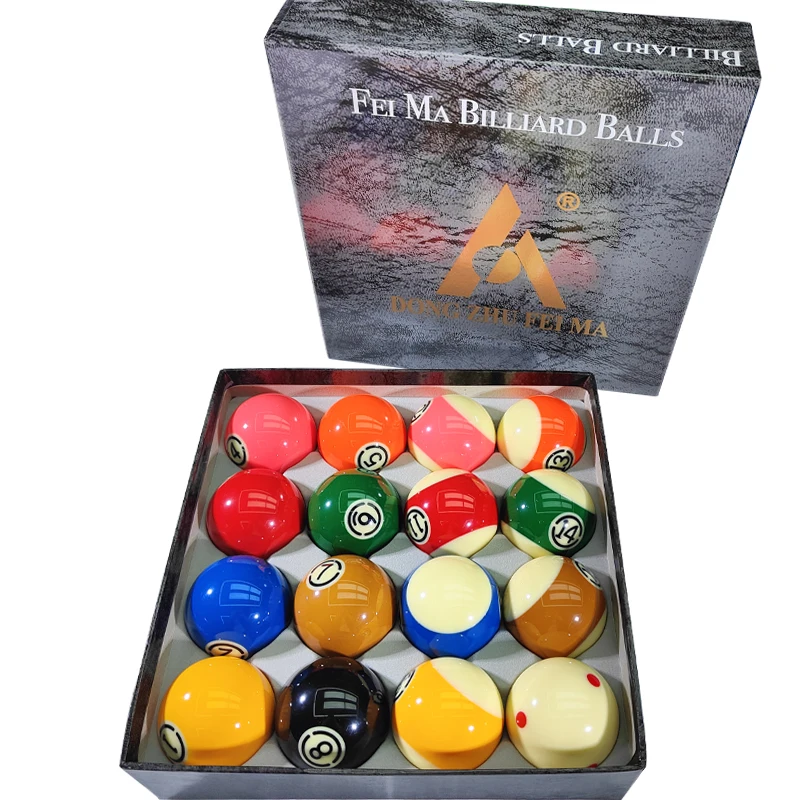 Superior quality 8A grade Regular size billiard pool ball set complete 16 balls pool table accessories Billiards Accessories