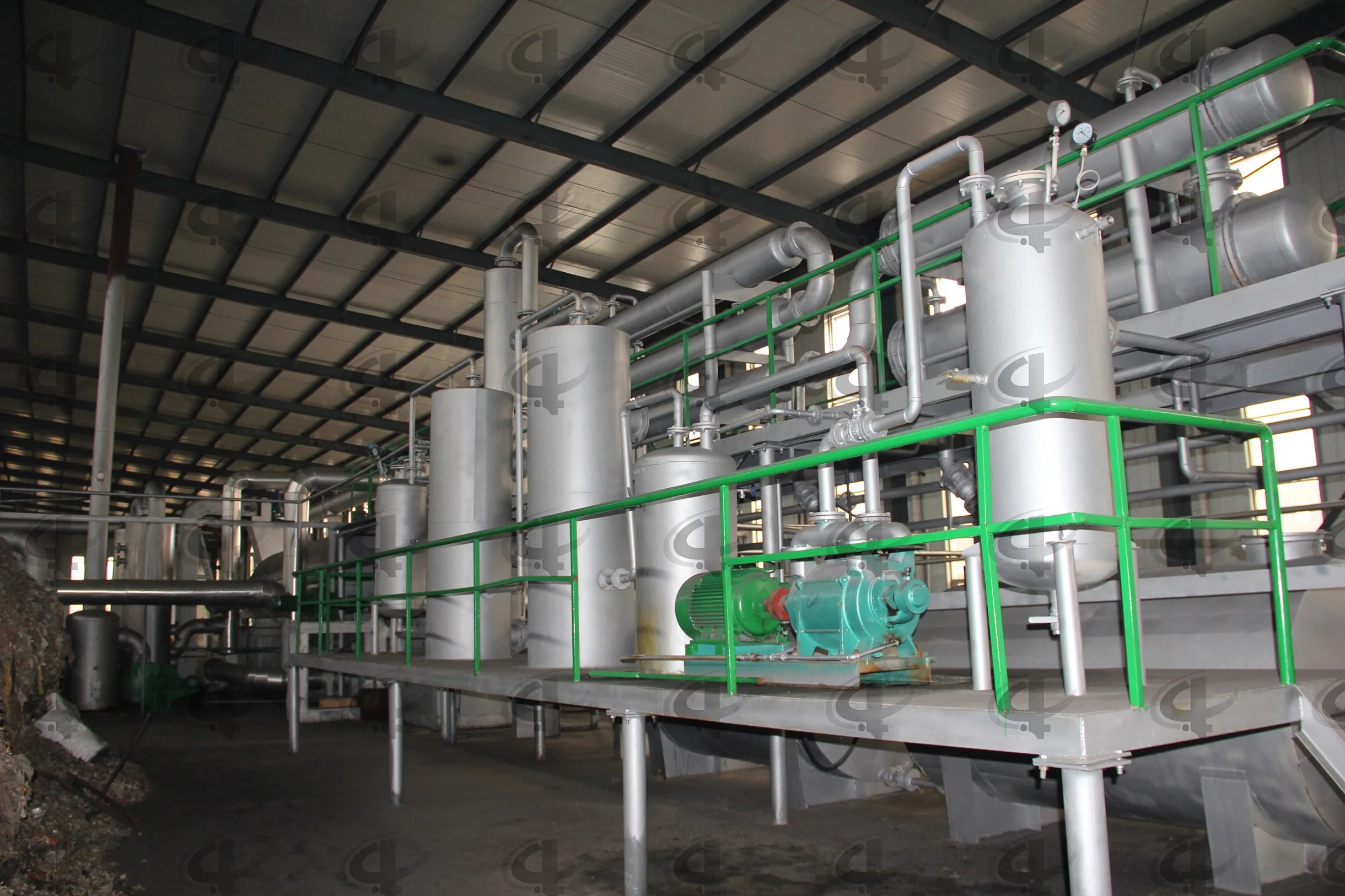 High-efficiency Continous Waste Tyre Rubber Pyrolysis Machinery