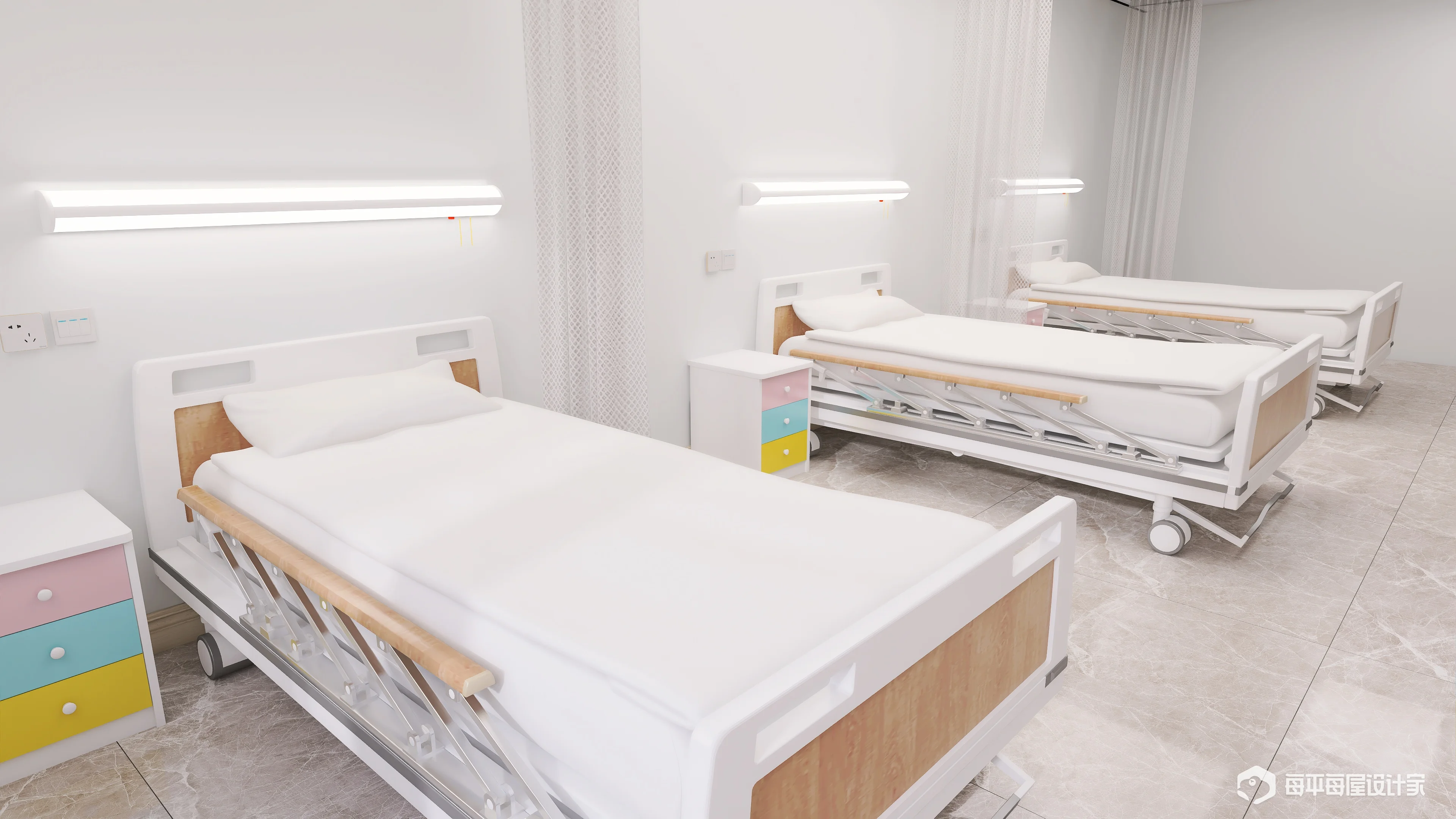 Hospital overbed lighthealthcare lighting 6900 Lumens, 50,000 Hour Life Span, DLC & UL Listed Single CCT