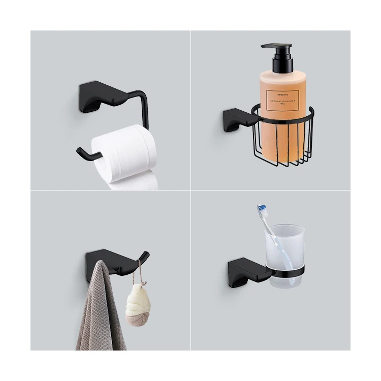 Brushed Stainless steel Folding Storage Rack Bathroom Hardware Accessories Set Towel Rack Towel Bar Shelf bathroom shelf