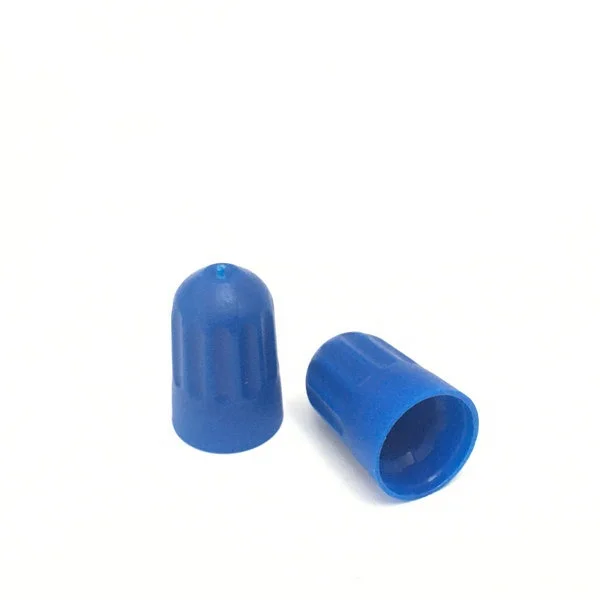 Long Black Plastic Sealing Car Tire Valve Caps,Fits TPMS Rubber Valve
