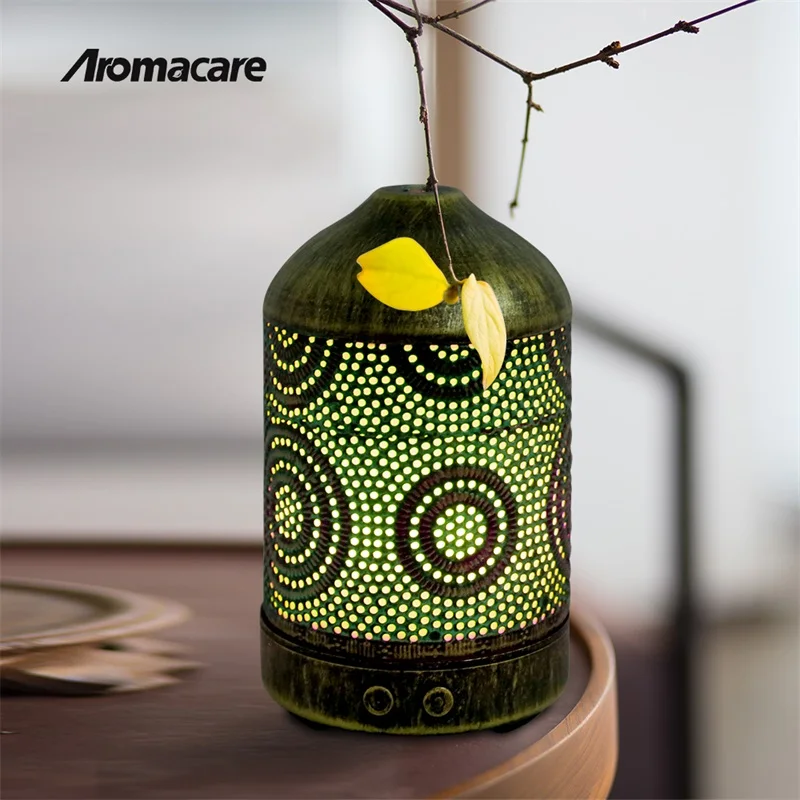 essential oil aroma lamp aromatherapy metal aroma diffuser electric humidifier difusor de aromaterapia aceite
