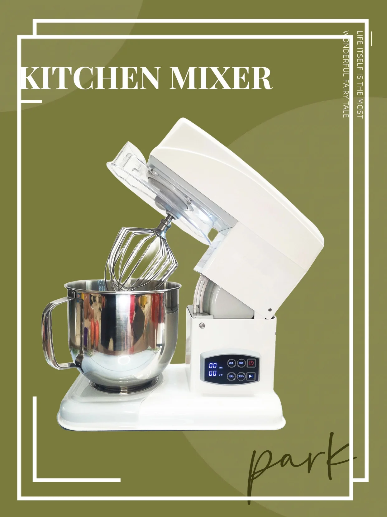 Hotel Superior Kitchen Station Mixer Cake Bread Dough Food Commercial with Rotary Bowl