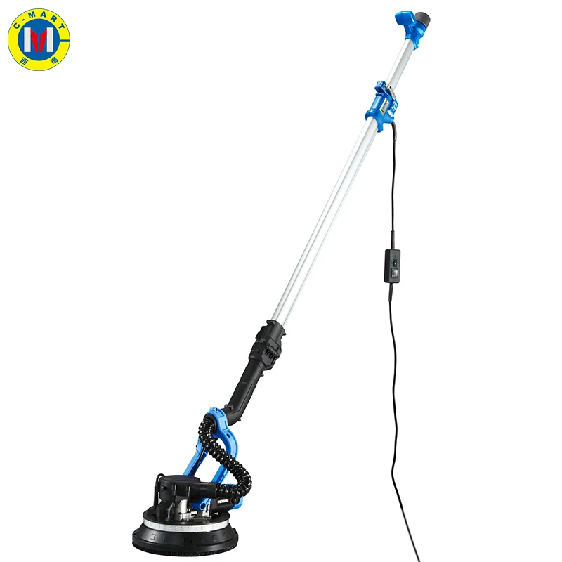  C-Mart New 880W 215mm Long Handle Arm Adjustable Speed Sandpaper Putty Grinding Machine Electric Sander