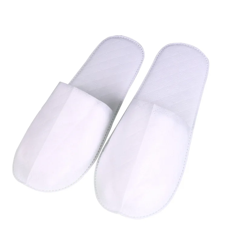 OEM Wholesale Factory Cheap Disposable Spa Customized Logo Slipper Cotton Folding Hotel Slippers Shoes