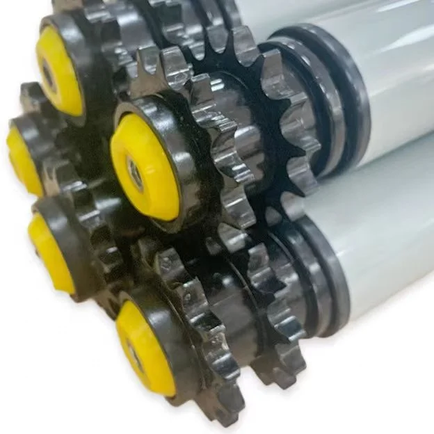 Conveyor roller sprocket accessories Roller plastic multi-chock belt wheel and accessories