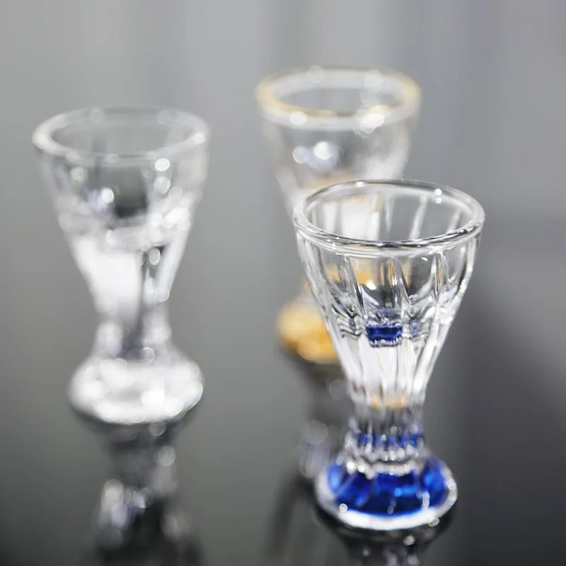 Clear Horn Shot Glasses for Special Whiskey and Tequila Shots