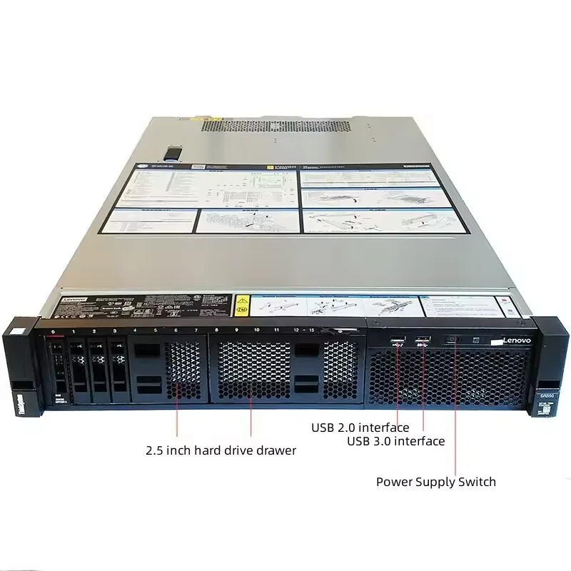 High performance server SR650 V2 Good Best Price Hot Selling  Intel Xeon 6336Y Server SR650 new server SR650V2