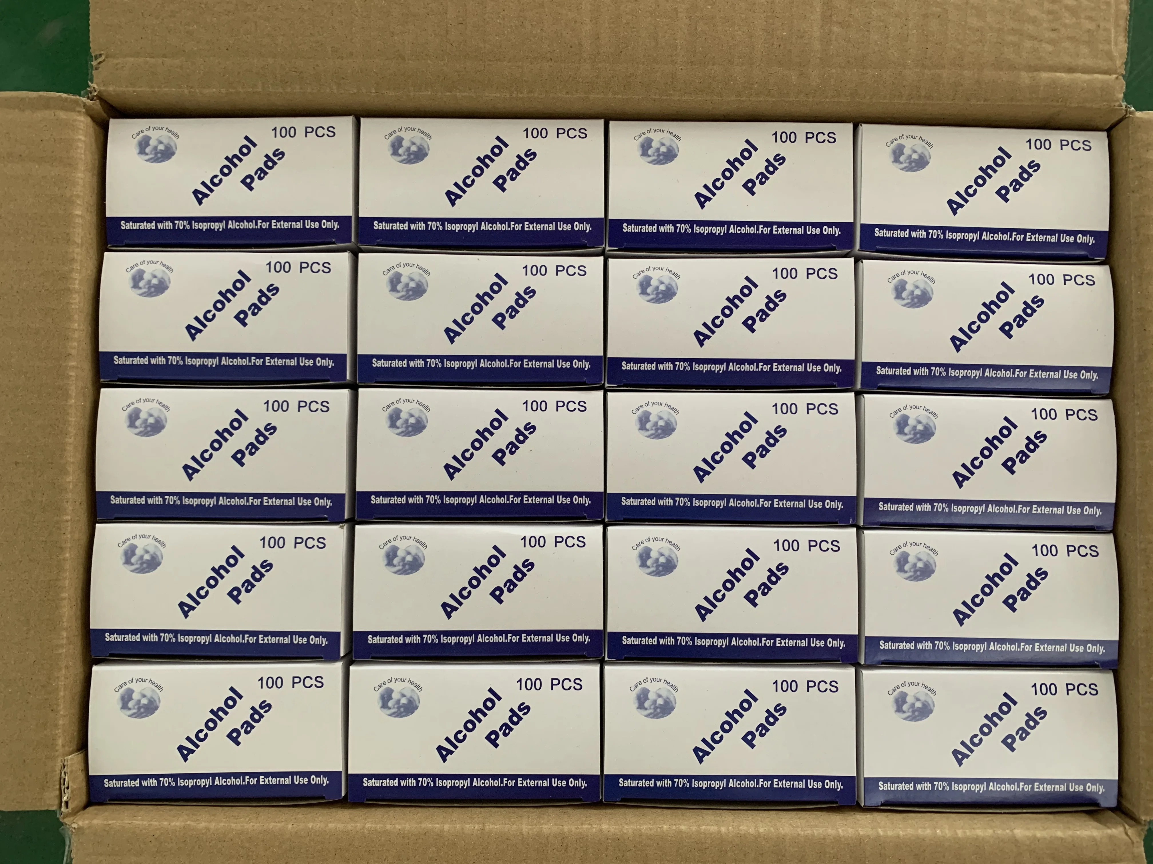 Alcohol Antiseptic Pad Customized Nail Alcohol Wipes for Phone Cleaning