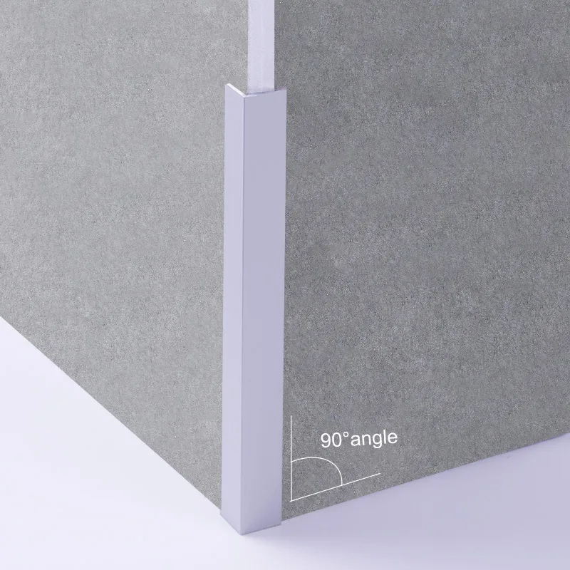 Foshan FSF Free Sample Aluminum L Profile Tile Trim Metal Tiles Decorative Accessories for Wall Corners