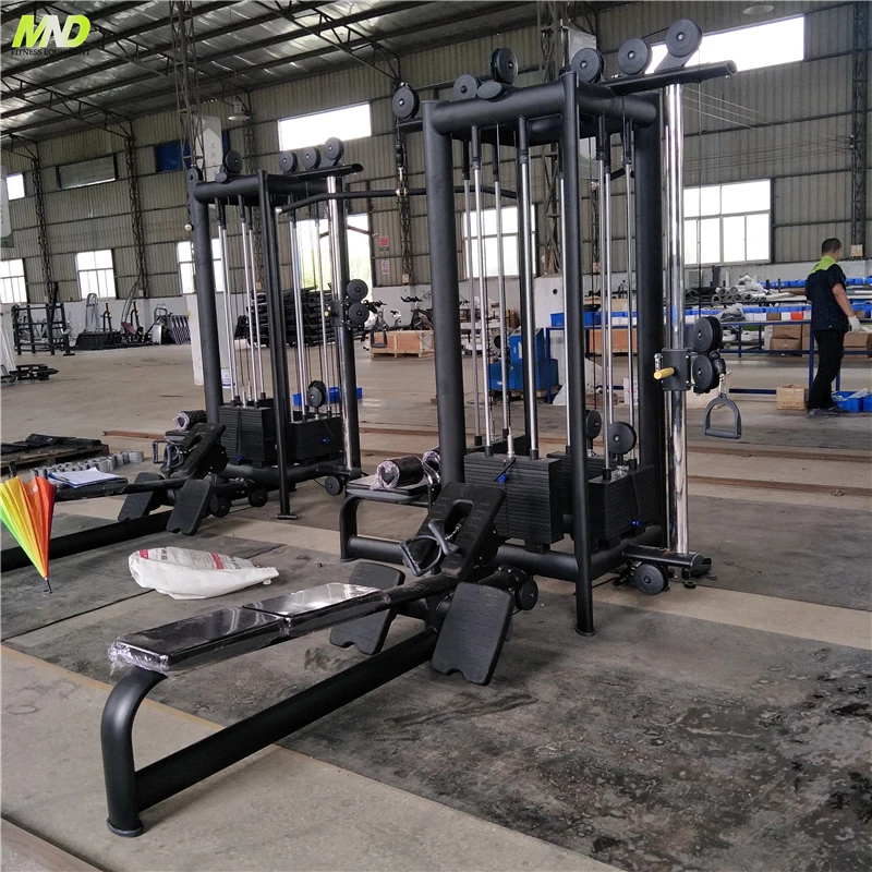 Sport Exercise Factory Shandong 8 Station Multi Gym/Functional Cross Trainer Gym/ Commercial Fitness Equipment