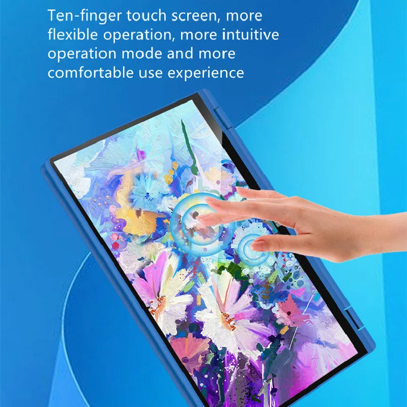 AIWO Yoga 5g Wifi Celeron Processor J3355 N3450 Gamer Laptop Mini Computer 2 In 1 Touch Screen