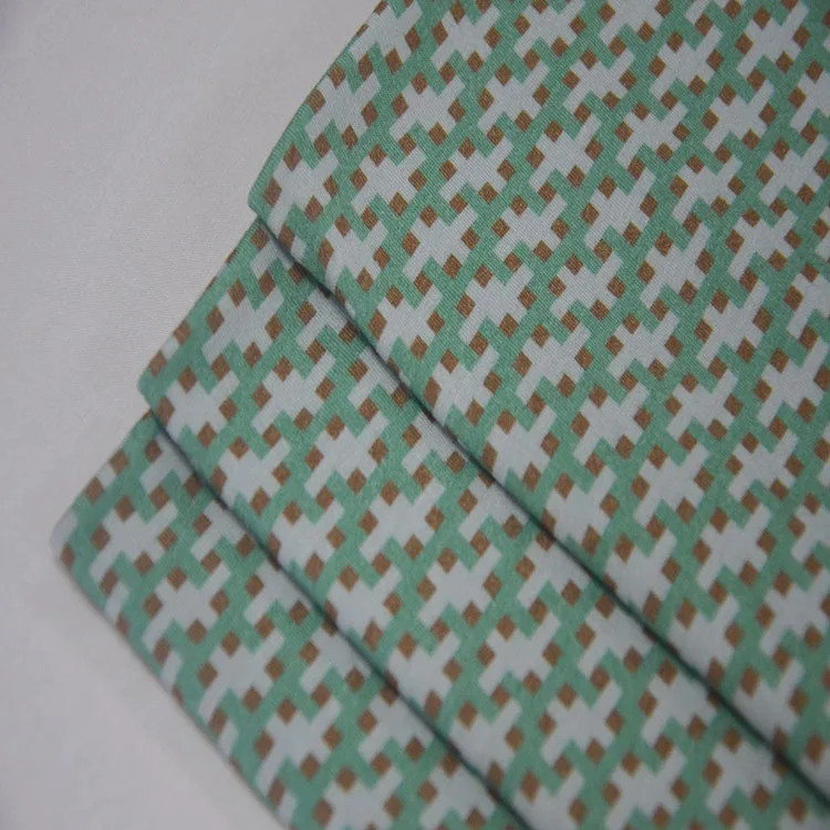 Customized Women Sleepwear Elastic Spandex Textiles Digital Rayon Print Fabric