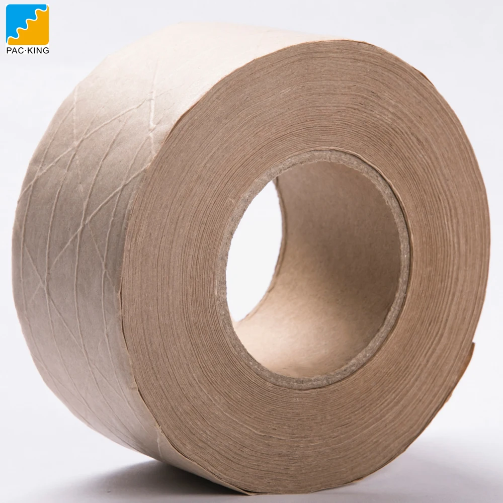 Brown Color Kraft Paper Gummed Tape For Packaging