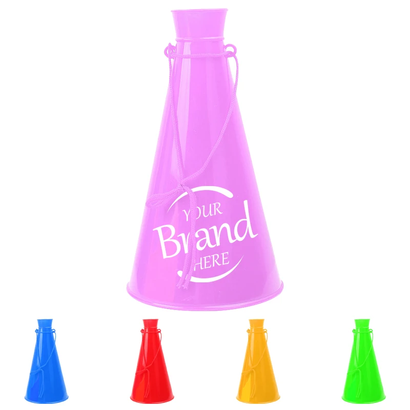 portable Handheld Megaphone Speaker portable Plastic Cheer Blow Megaphone