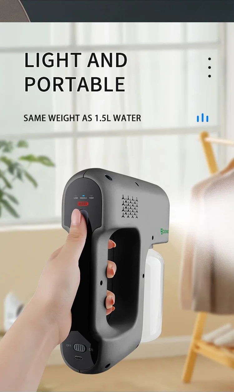 
Amazon Hot Sellor Nano Gun Spray Machine Indoor Blue Ray Desinfection Sprayer 