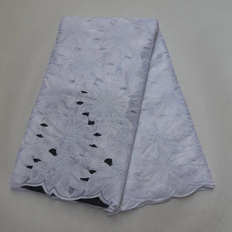 AG7249 swiss voile lace embroidered dress african lace fabrics 5 yards