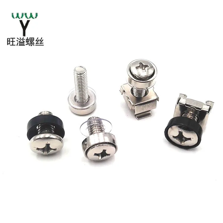 Carbon Steel Combination Crown Machine Screw  with washer