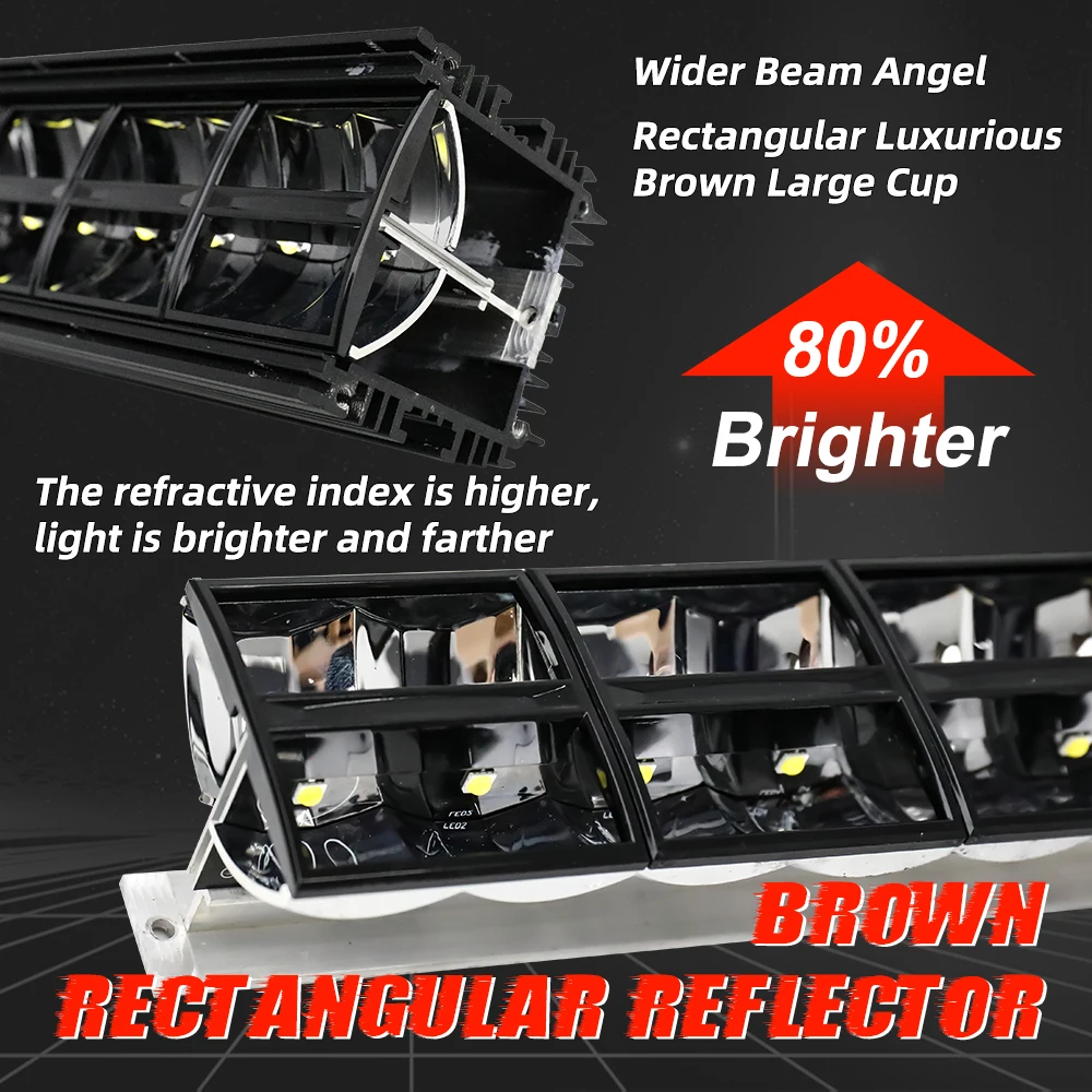 2000M Super Bright Dual Row Spot Flood Beam 22 32 42 52 inch Cars Barra LED Light,Offroad Barra Led 4x4 LED Light Bar