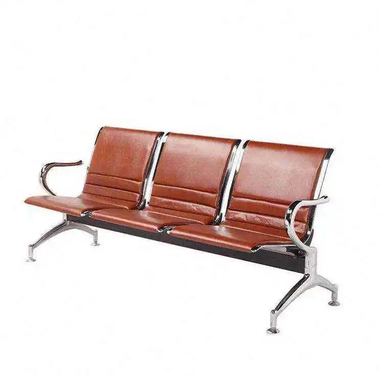 3 Seats High Quality Seaters Waiting Chair Airport Chairs Office Reception Steel Waiting Chair
