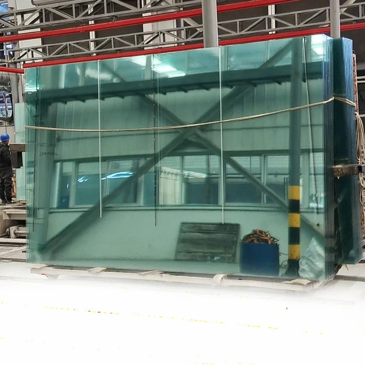Industrial Glass Manufacturer 0.38 0.76 PVB SGP 6mm 12mm Laminated Safety Glass Cuts Laminated tempered Glass Wholesale Price