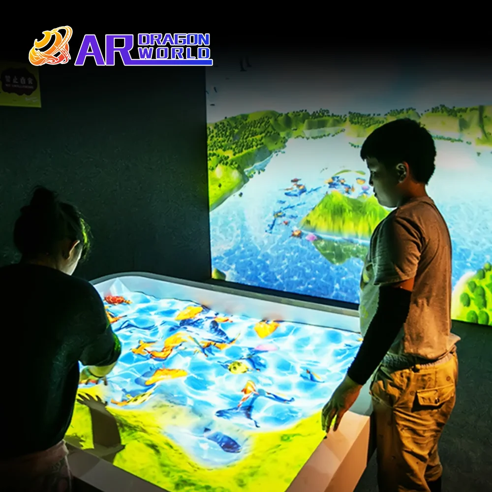 Kids Amusement Park Product AR Projection Sand Table Interactive Projection Mapping Sand