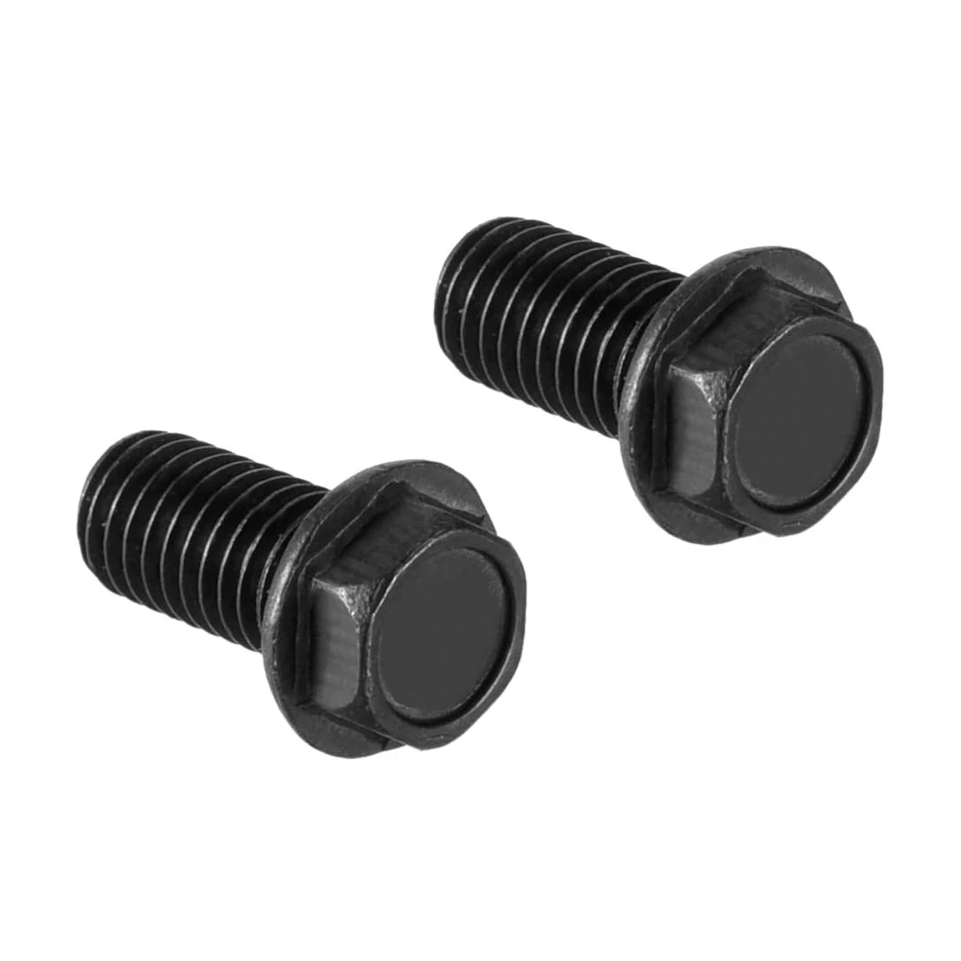 Carbon Steel Q195 235 Material Full Thread Black Oxide Grade Hex Head Flange Bolt