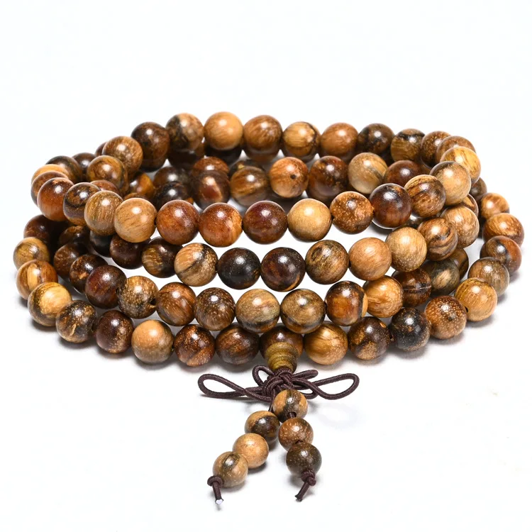 Natural Cheap Prayer Wood Beads 108 pcs per Strand