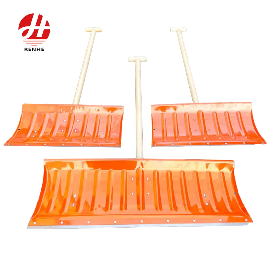 High quality custom 50Mn steel   snow  shovel With wheels