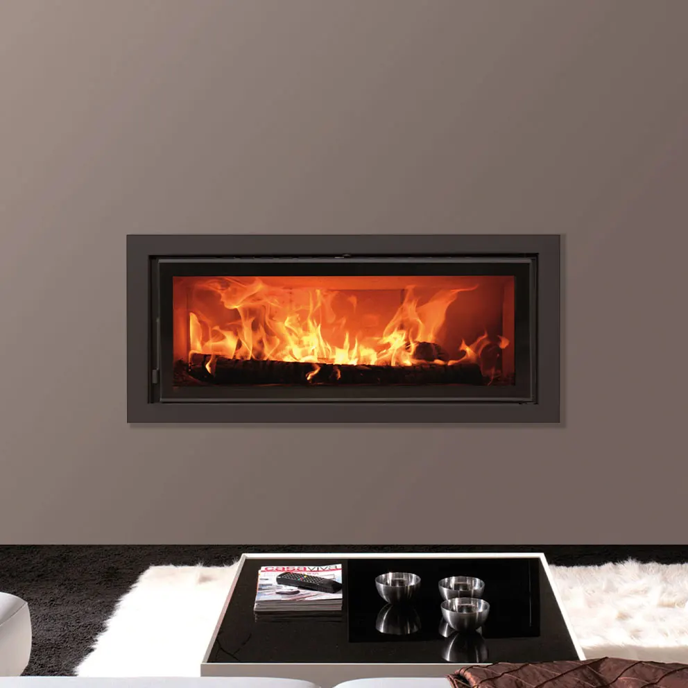 High Carbon Steel Plate Material Heating Function Electric Fireplace