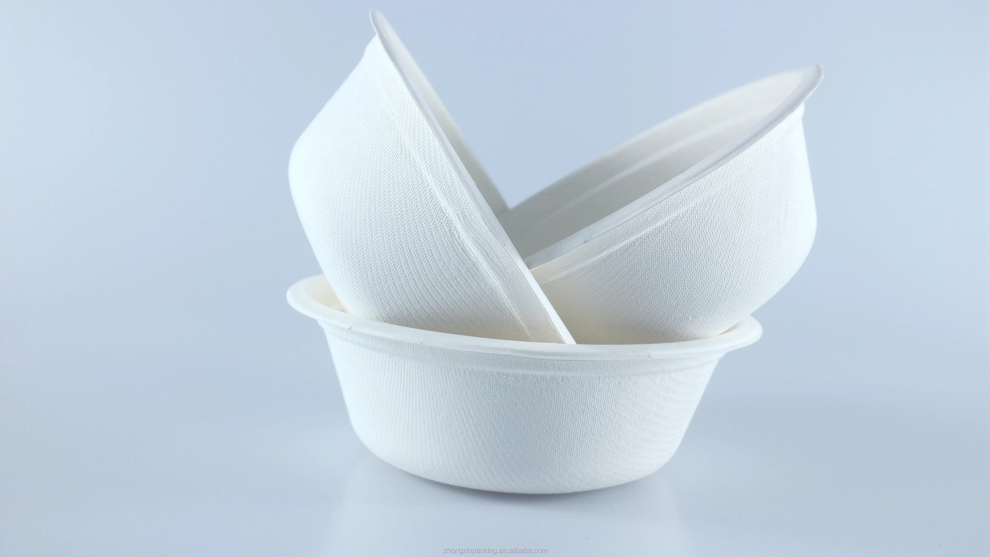 Top biodegradable disposable tableware bagasse Paper bowl