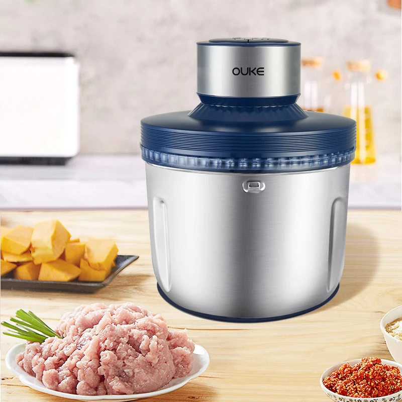 Meat Grinder Mini Electric Vegetable Cutter Meat Bowl Garlic Quick Chopper