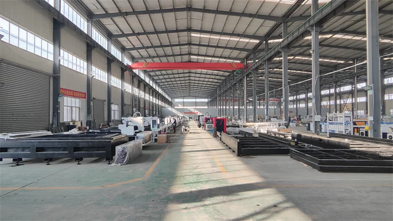 High Productivity big area large metal fiber laser cutting machine 20000w / 10 kw laser fiber cutting machine