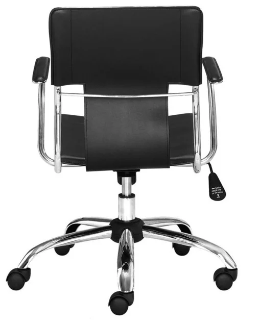 Low back metal swivel specific use office bank hall staff chair