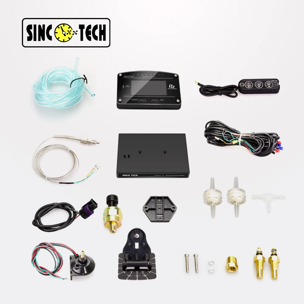 SincoTech 2.5 ' LCD Universal Auto OLED Race Dash Advance ZD RPM Speedometer Boost EGT AFR Gauge Meter Cluster Car (DO907)