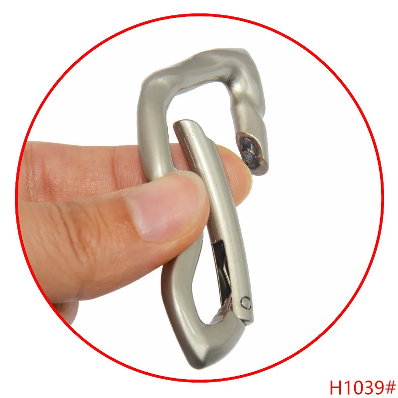 Wholesale normal quality custom alloy metal spring ring buckle snap hook for bag hook key chain