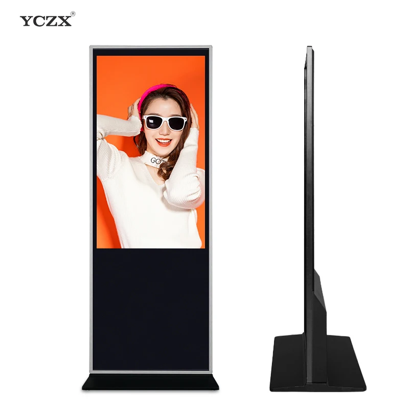 Best Selling Smart Kiosk Vertical Lcd Advertising Display Interactive Panel Digital Signage Totem Floor Standing Touch Screen