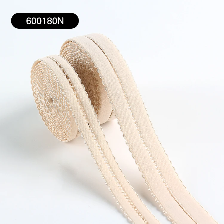 Factory supply custom 12mm fashionable bra elastic strap mesh shoulder band