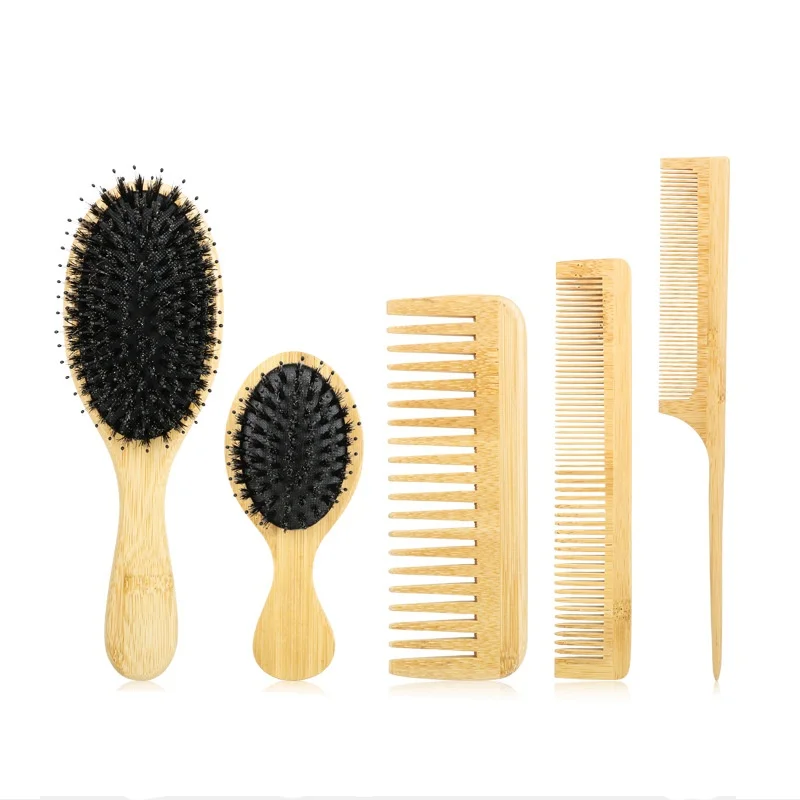 Factory Direct selling Anti static electricity Hair care tools Portable wooden comb