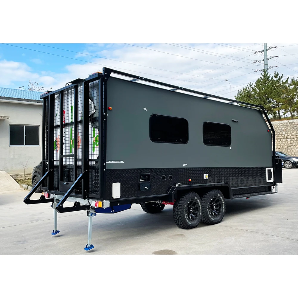 Australian standard 18ft overland trailer hard top camper house trailer travel RV caravan for sale