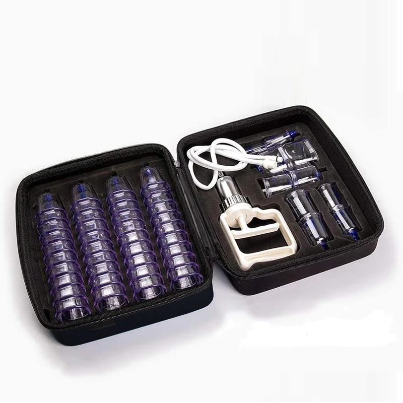 Cupping Therapy Set Professional Massage Physical TCM Physiotherapy Myofascial Decompression Equipment Accessories Storage Bag