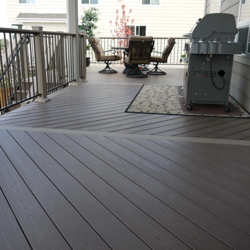 LYW Современная новая технология водонепроницаемый уличный wpc Композитный бассейн палуба горячая Распродажа коэкструдированный WPC композитный настил