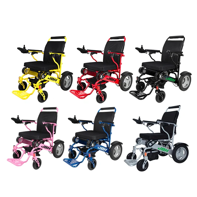 2022 Latest 250W Light Weight Wheel Chair Foldable Electric Wheelchair For Handicapped