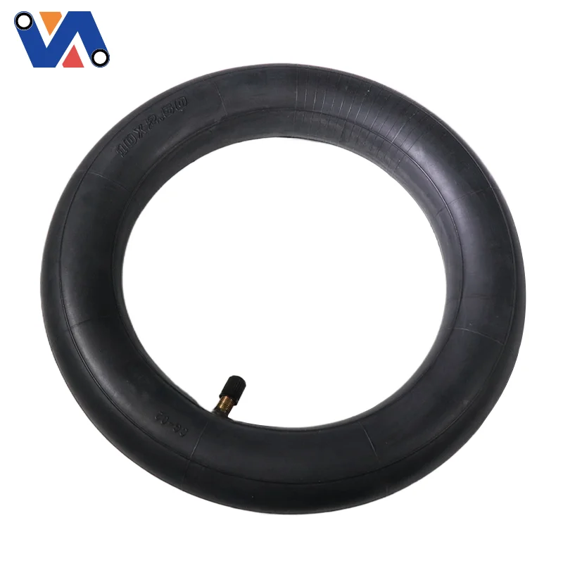 New Image 10*2.5 Inner Tube with Straight Valve Fit For 10*3 Outer Type Scooter Spare Parts