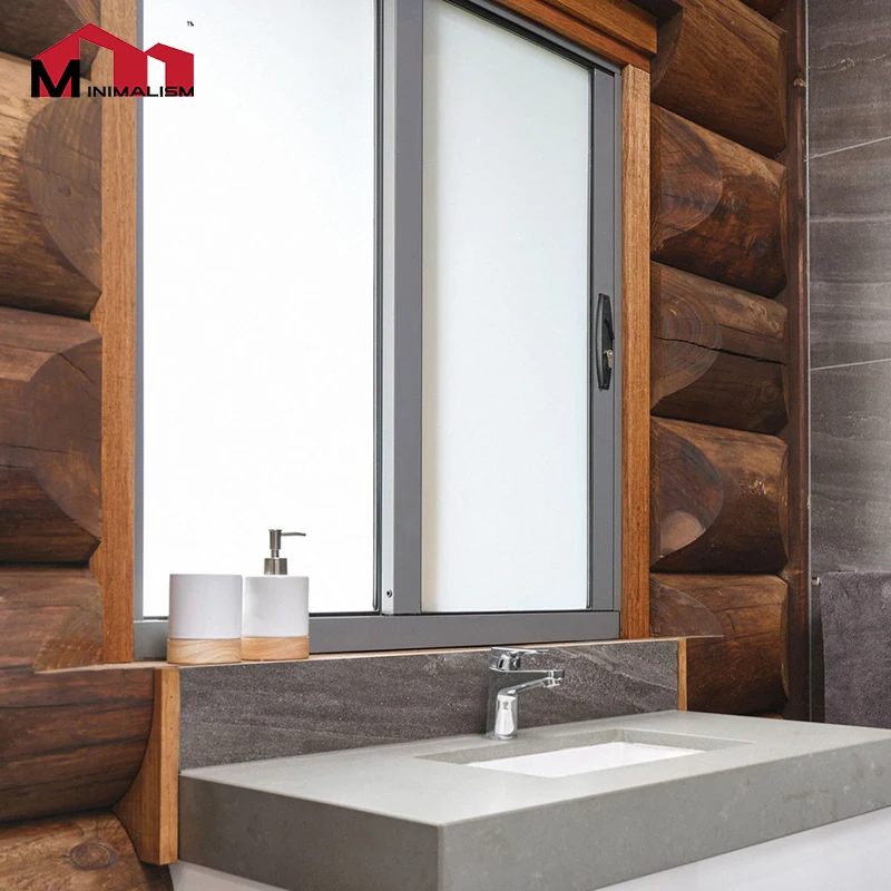 Aluminium Alloy Frame Double Triple Glazed Pane Window and Door with Aluminum Sliding Tempered Laminated Glass