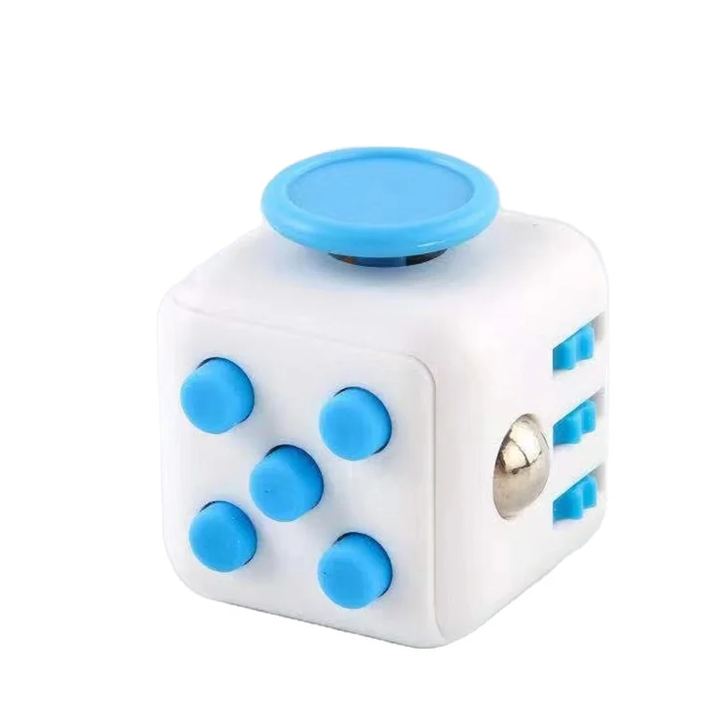 Kids Fidget Toy Figet Educational Double Color Set Box Spielzeug wrfel Toys Dice