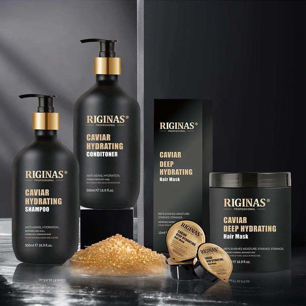 Riginas Customized Hair Mask Repair Deep Conditioning Caviar Hair Mask For Hair Treatment